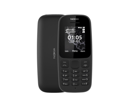 Smartfon NOKIA 105 Black 2017 Dual Sim